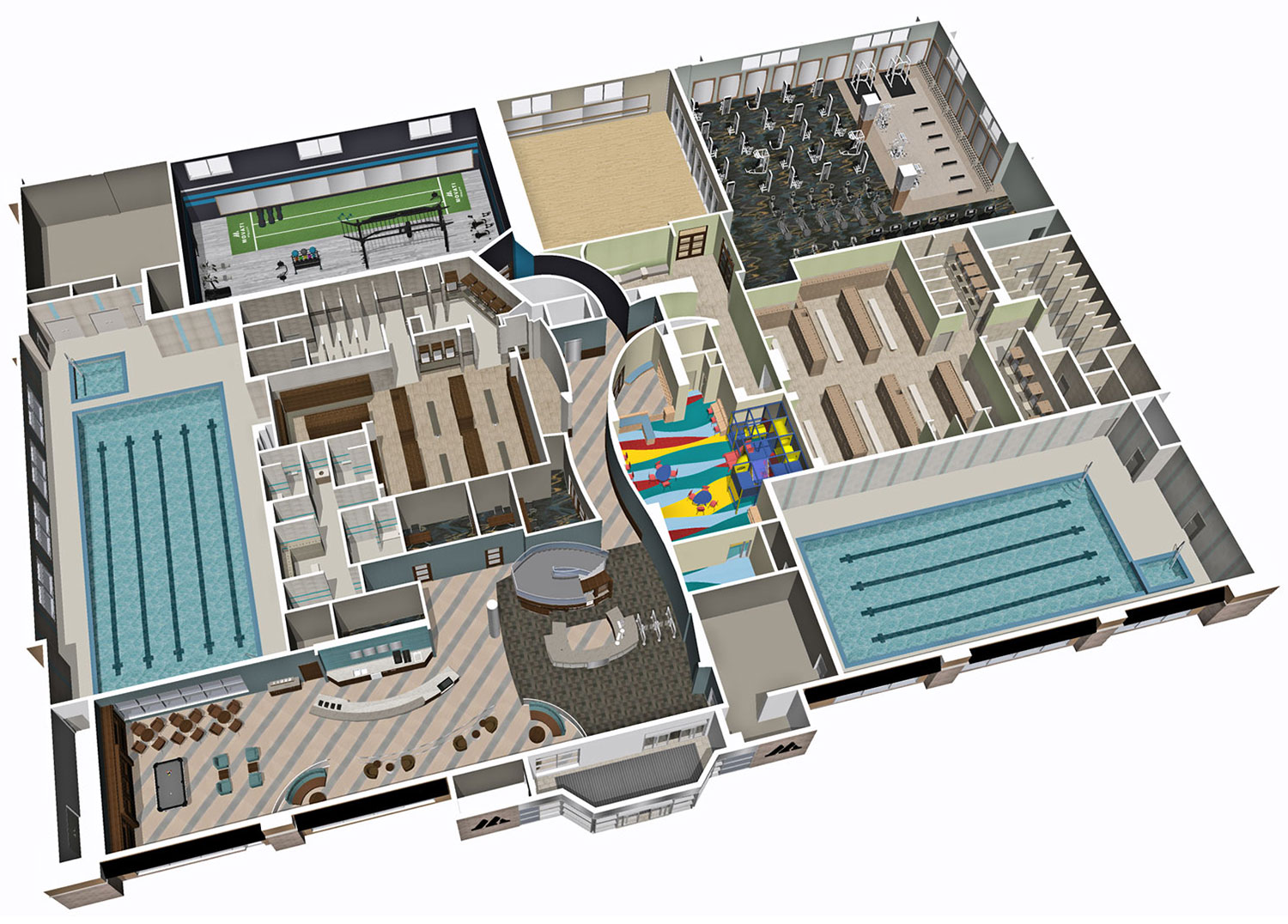 MOVATI Atlhetic Map - Floor 