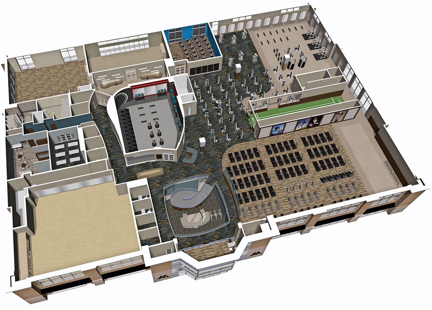 MOVATI Atlhetic Map - Floor 