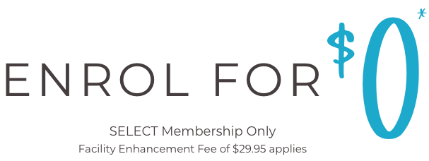 Enrol for $0 - Select Membership Only