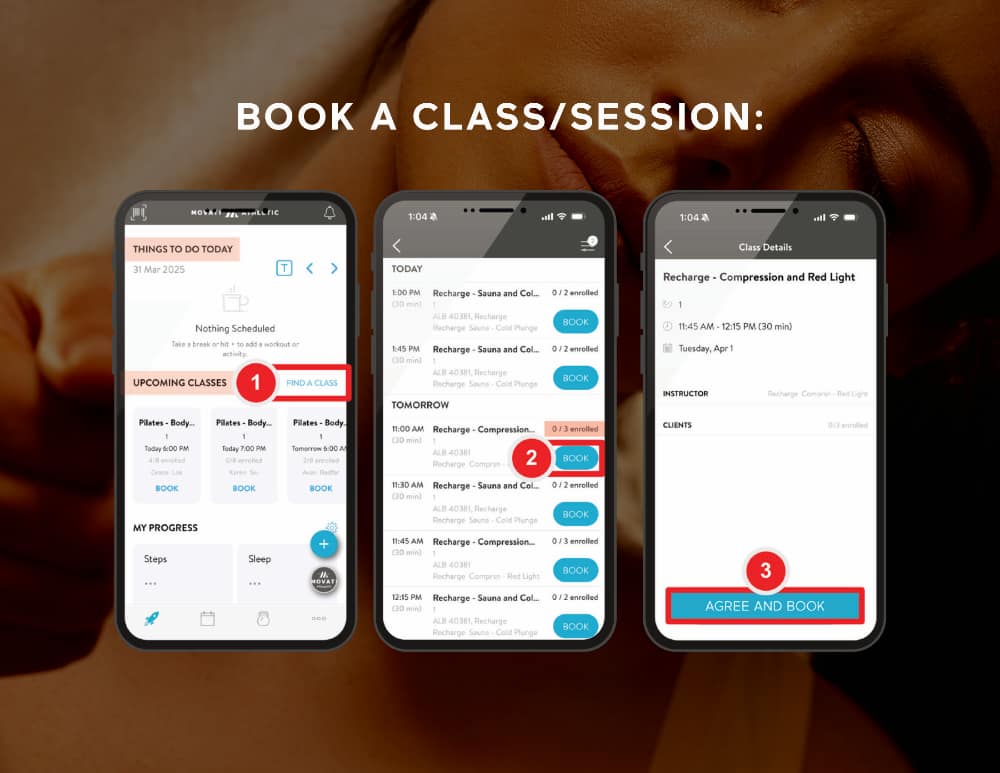 How to Book a Recharge Session