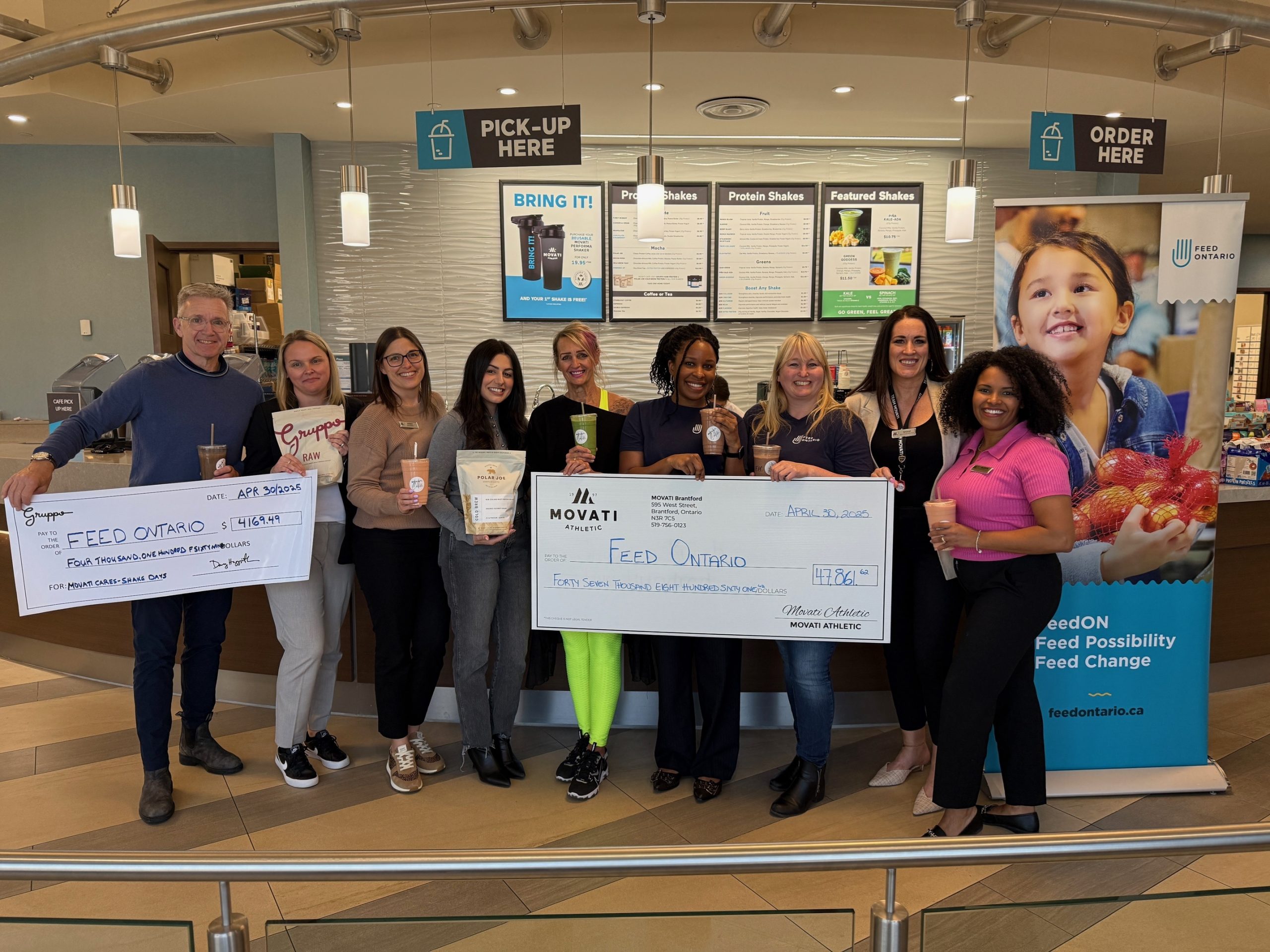 MOVATI Cares Donates $57,395 to Feed Ontario and Edmonton Foodbanks