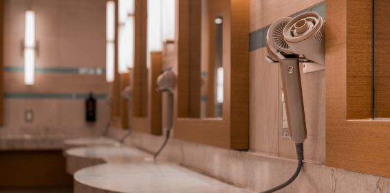 Vanities with Blow Dryers