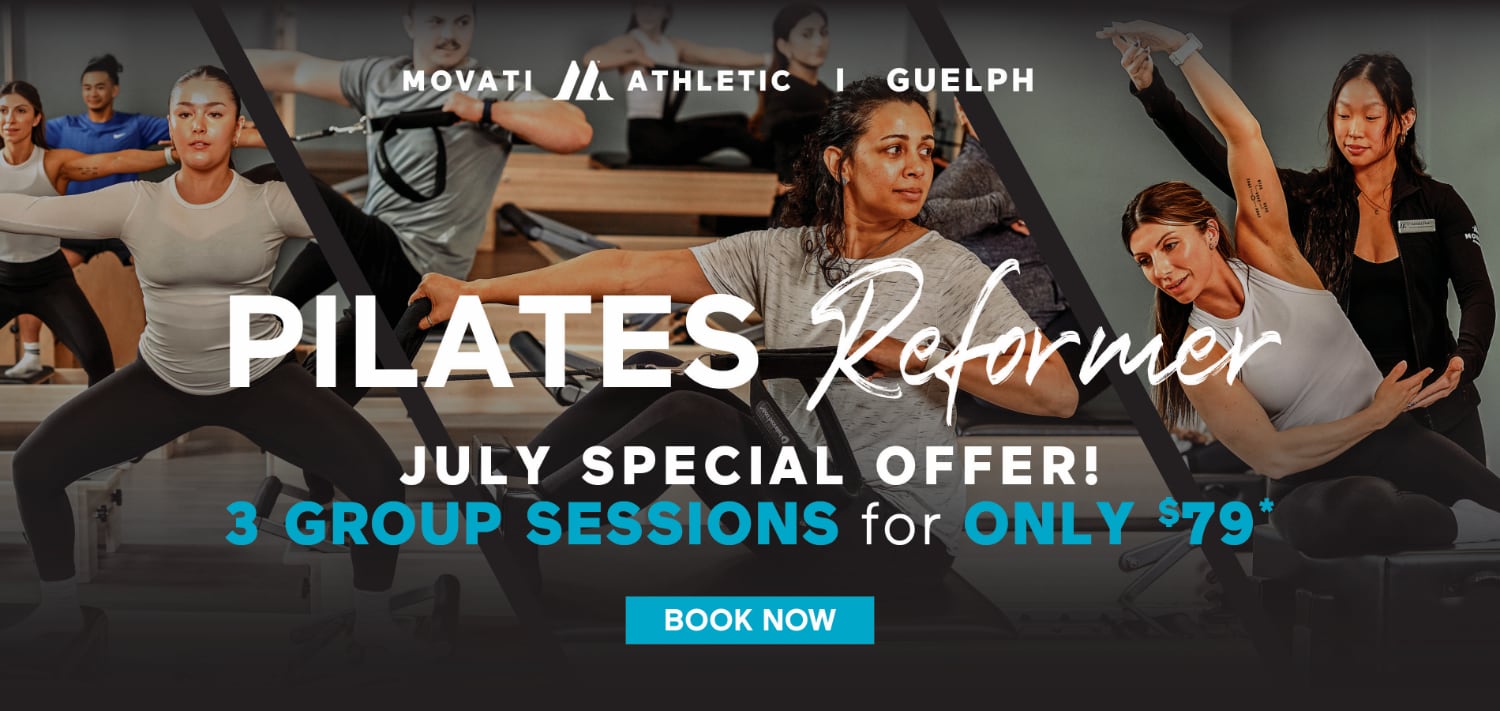 Pilates Reformer - July 2025 Special - MOVATI Guelph Location Only