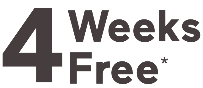 4 Weeks Free