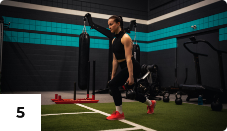 Kettlebell Reverse Lunges